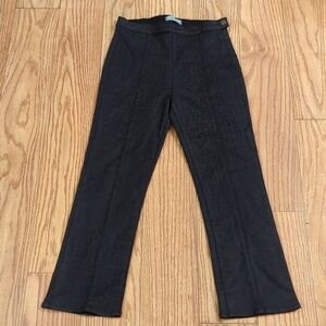 Principle Denim Innovators high rise coated printed black jeans skinny flare 29